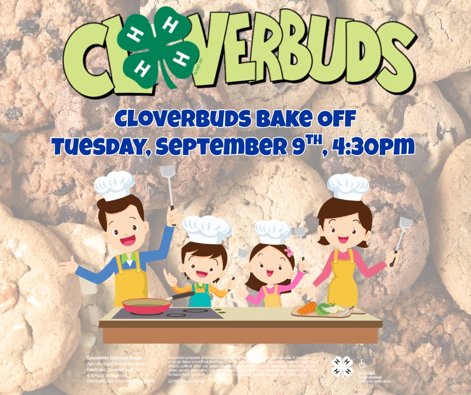 4H Cloverbuds Bake Off