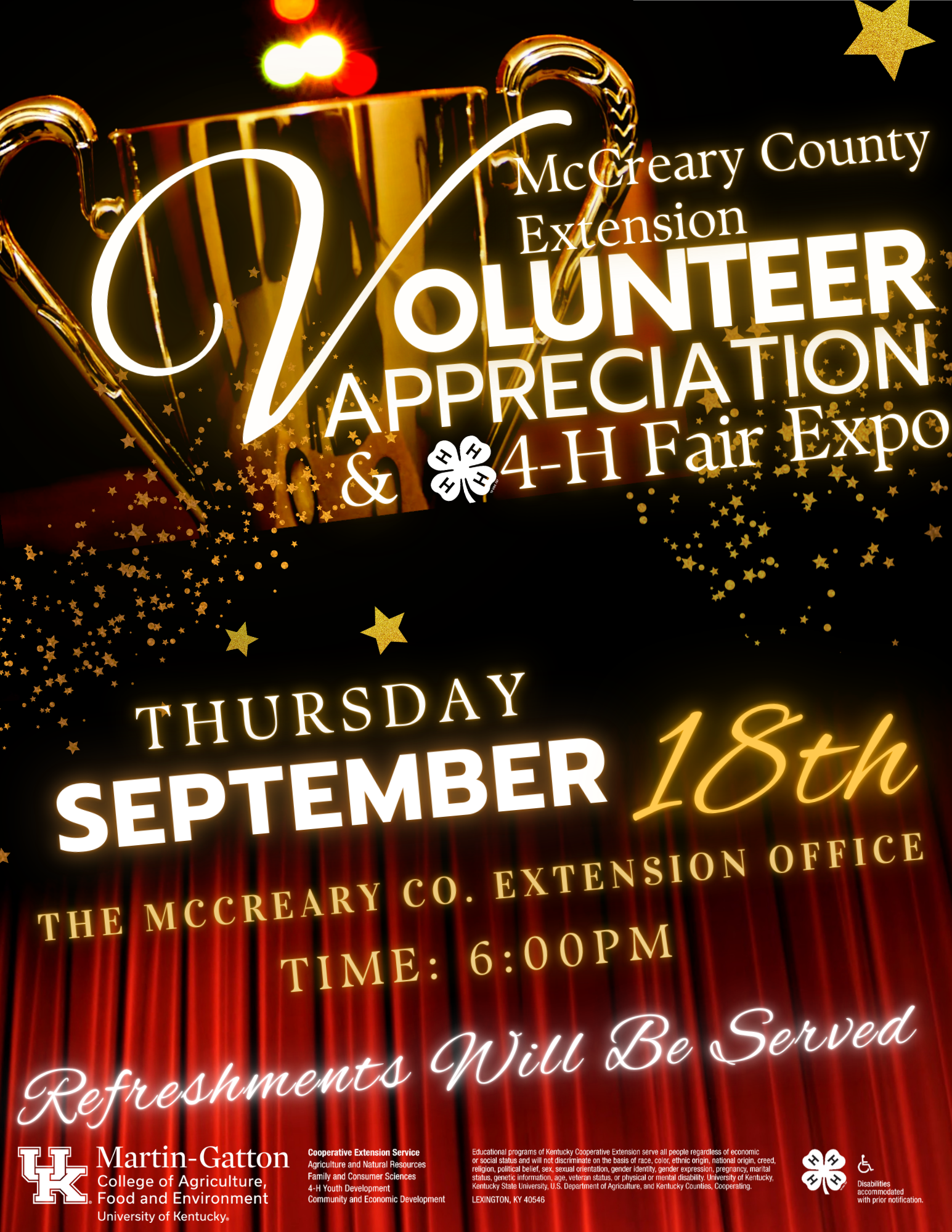 Volunteer Appreciation Flyer