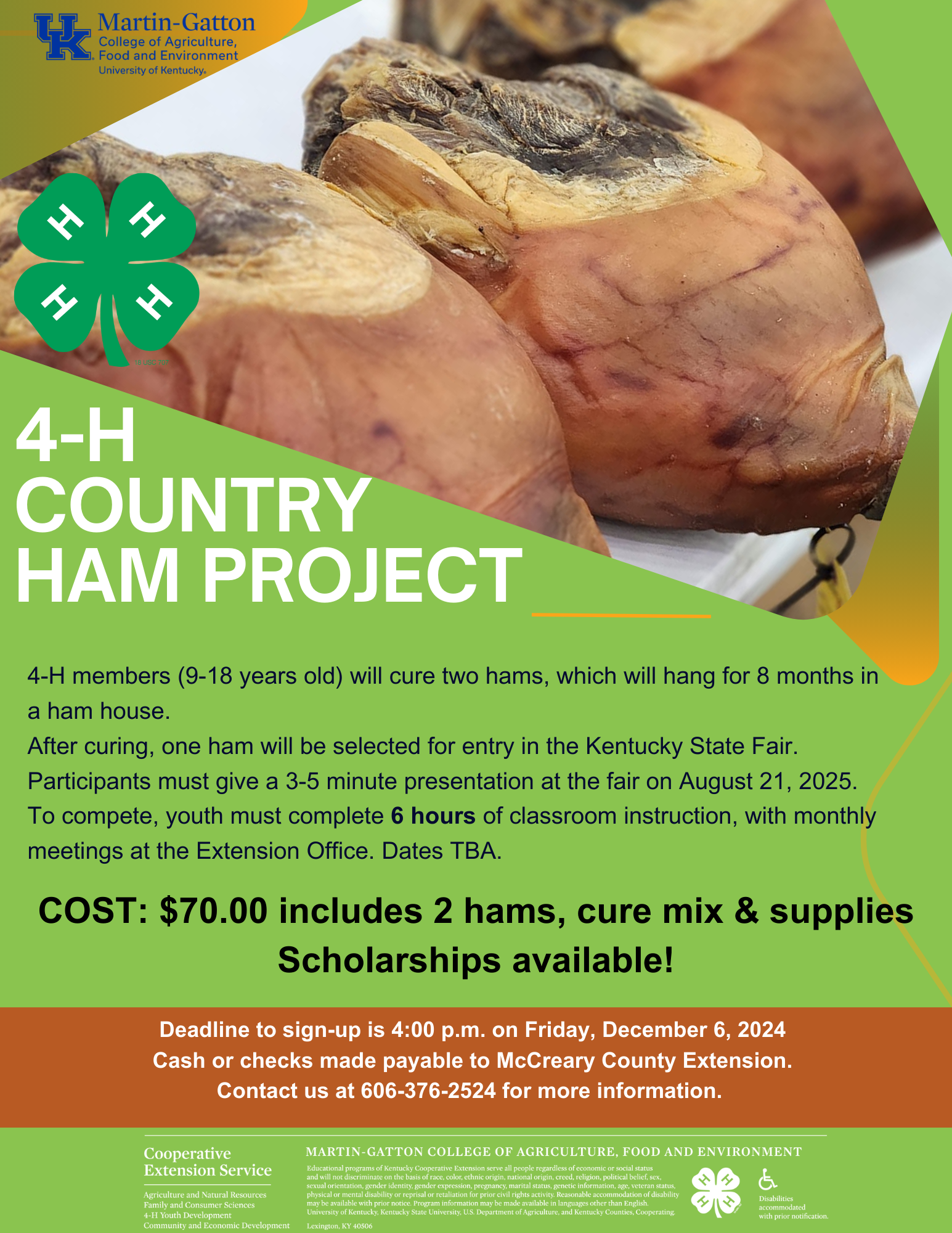 Country ham flyer